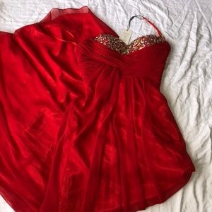 Formal Red Long Dress